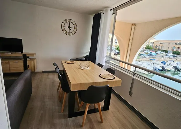 Studio Cabine - Sete - 6Personnes - Renove - Moderne - En Bord De Plage Avec Clim